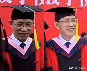 笑不活了，女生毕业拨穗带反光板与院长合影，网友：院长秒变学长-图6