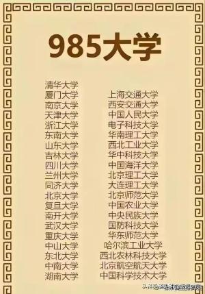 终于有人把985大学排行名单，整理出来了，涨知识，不知道的收藏  第18张