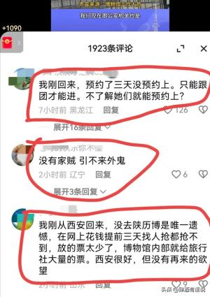 吃相难看，免费开放的陕西历史博物馆，黄牛高价倒卖门票变相收费  第3张