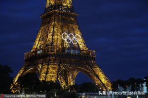 图集：2024年巴黎奥运会巴黎街头夜景 埃菲尔铁塔装饰奥运五环