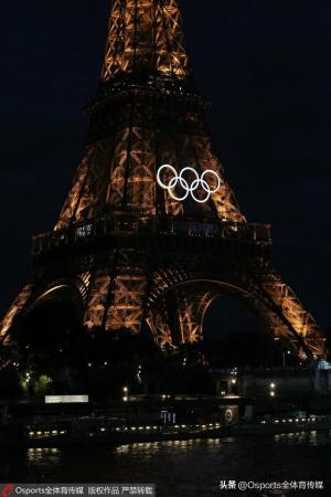 图集：2024年巴黎奥运会巴黎街头夜景 埃菲尔铁塔装饰奥运五环  第6张